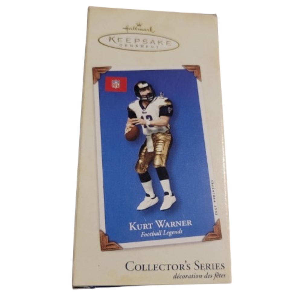 Hallmark Keepsake Kurt Warner Football Legends Collector 2002 Christmas Ornament